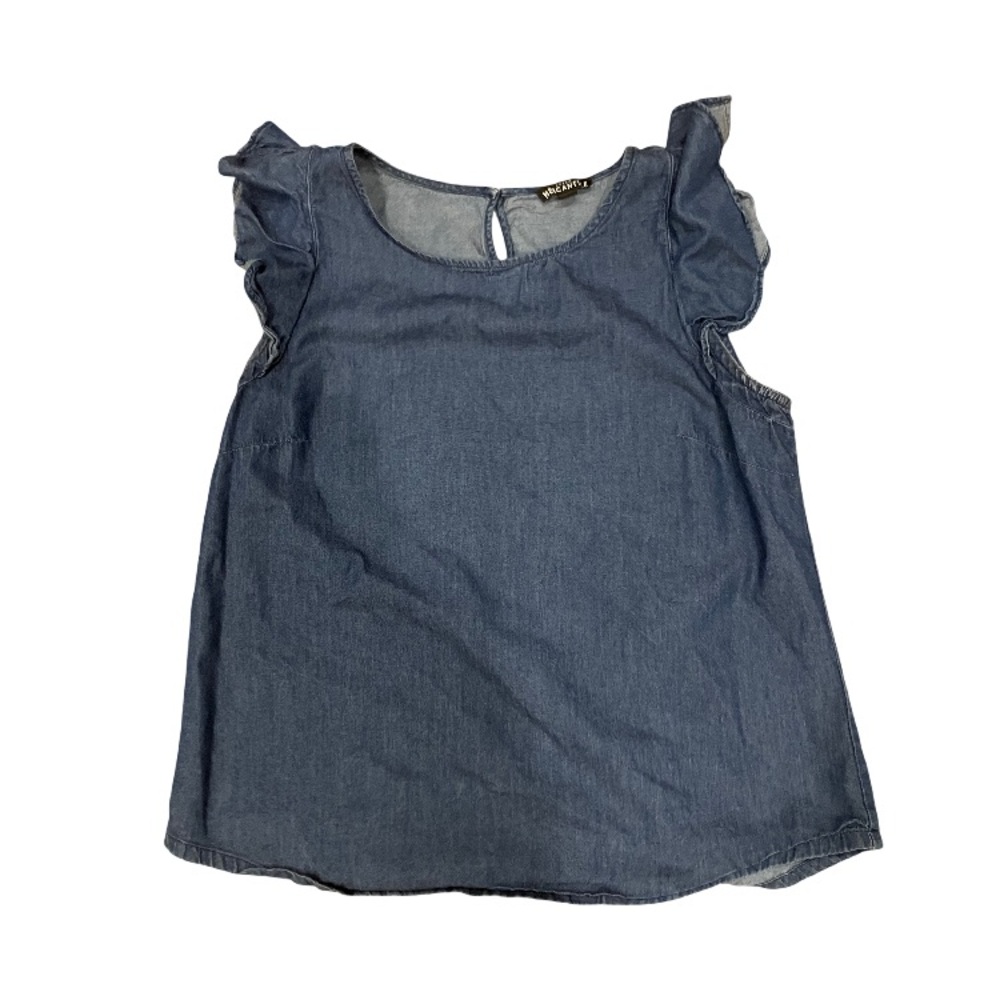 J. Crew Women's Blue Denim Blouse